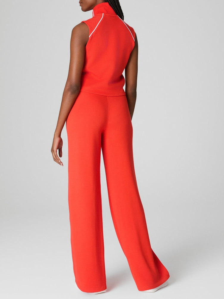 Sleeveless Mockneck Jumpsuit