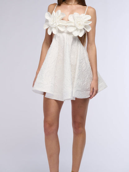 Flower Mini Dress