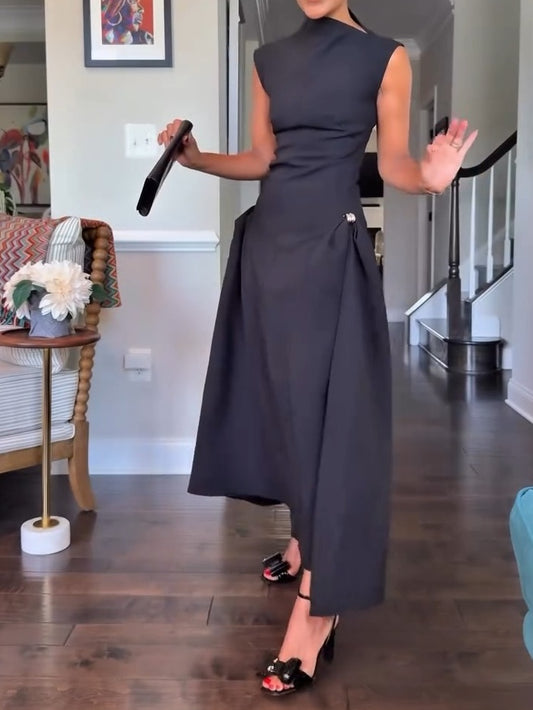 Paca Choker Sleeveless Maxi Dress