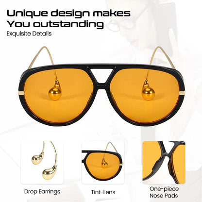 Oversized Aviator Sunglasses