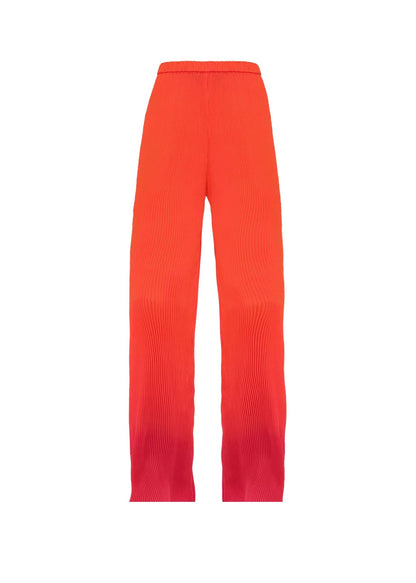 Crop Top and Pleated Pants 2-piece set