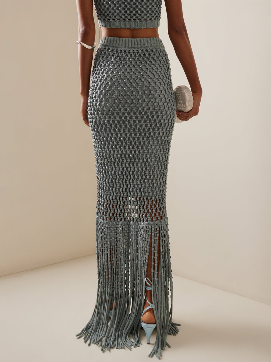 Sexy Elegant Knit Suit
