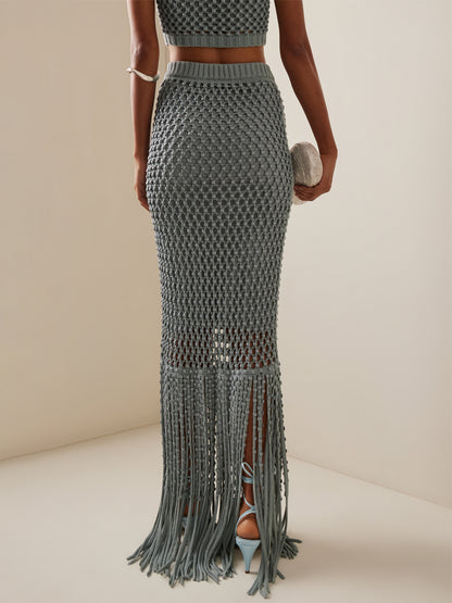 Sexy Elegant Knit Suit
