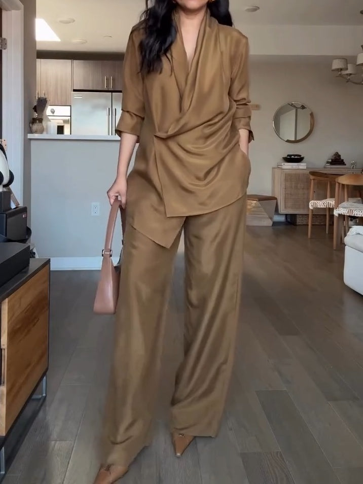 Relaxed Cotton Two Pieces Set