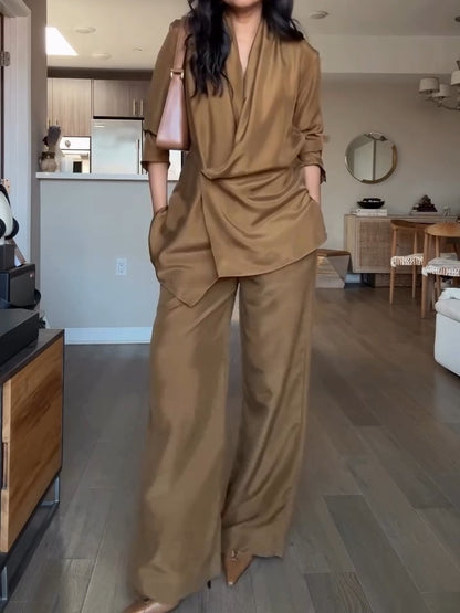 Relaxed Cotton Two Pieces Set
