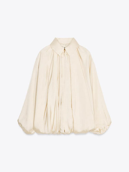 Puffed Bomber Jacket