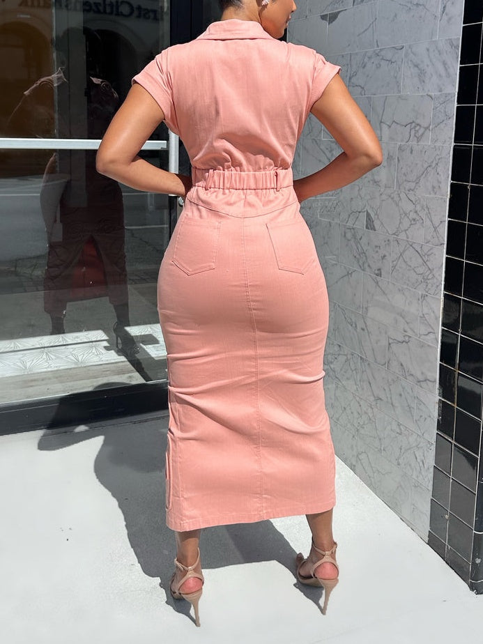 Super-stretchy Denim Dress
