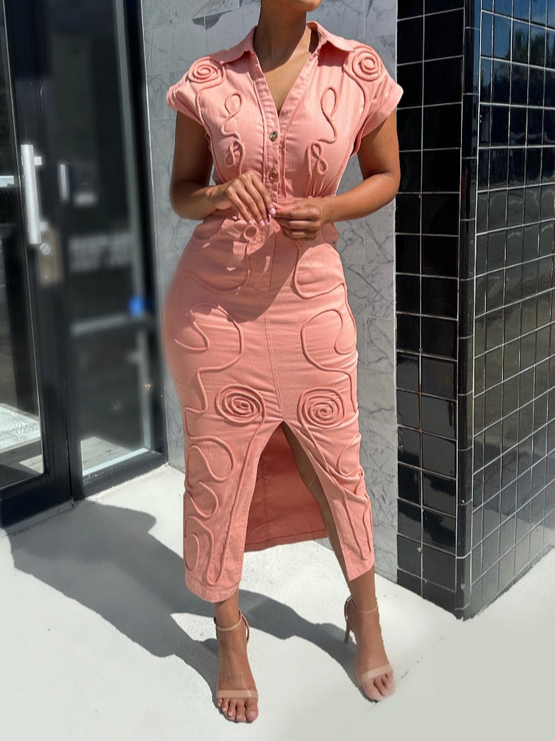 Super-stretchy Denim Dress