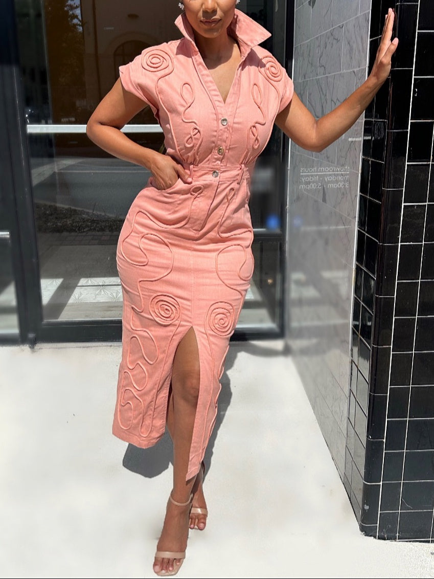 Super-stretchy Denim Dress