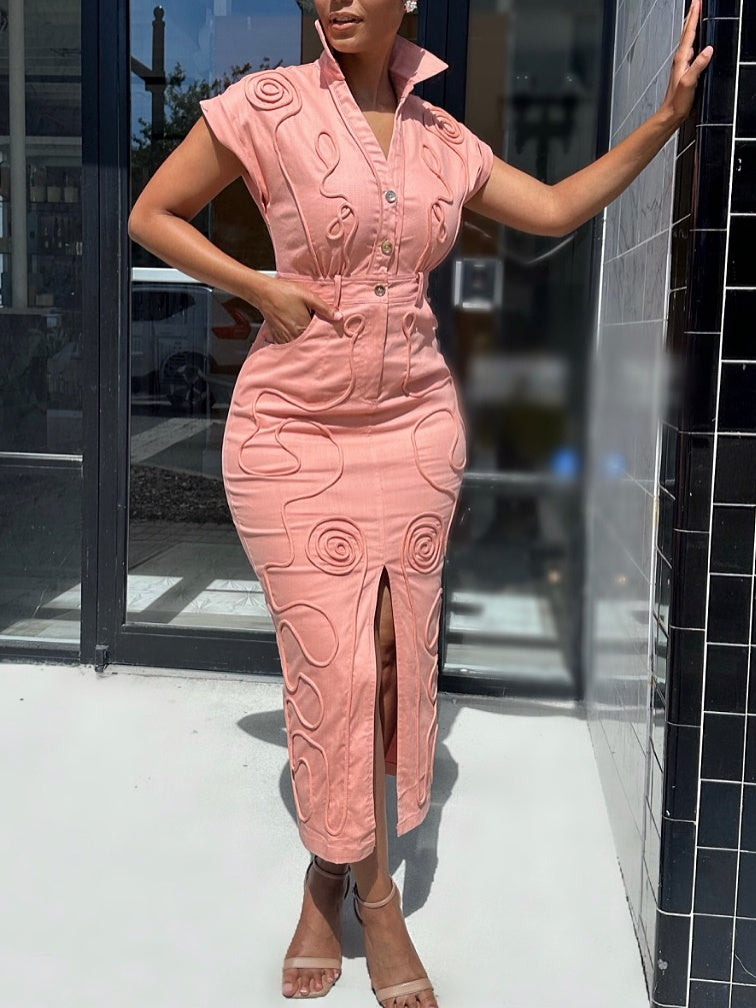 Super-stretchy Denim Dress