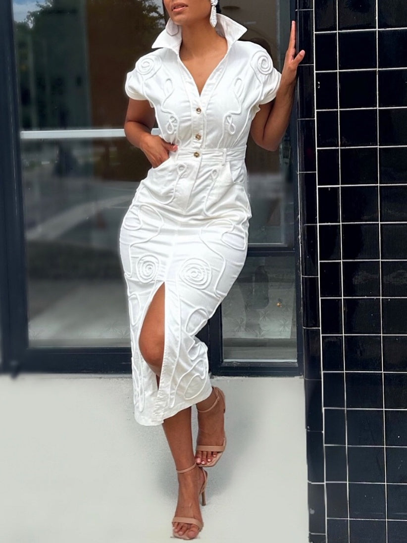 Super-stretchy Denim Dress