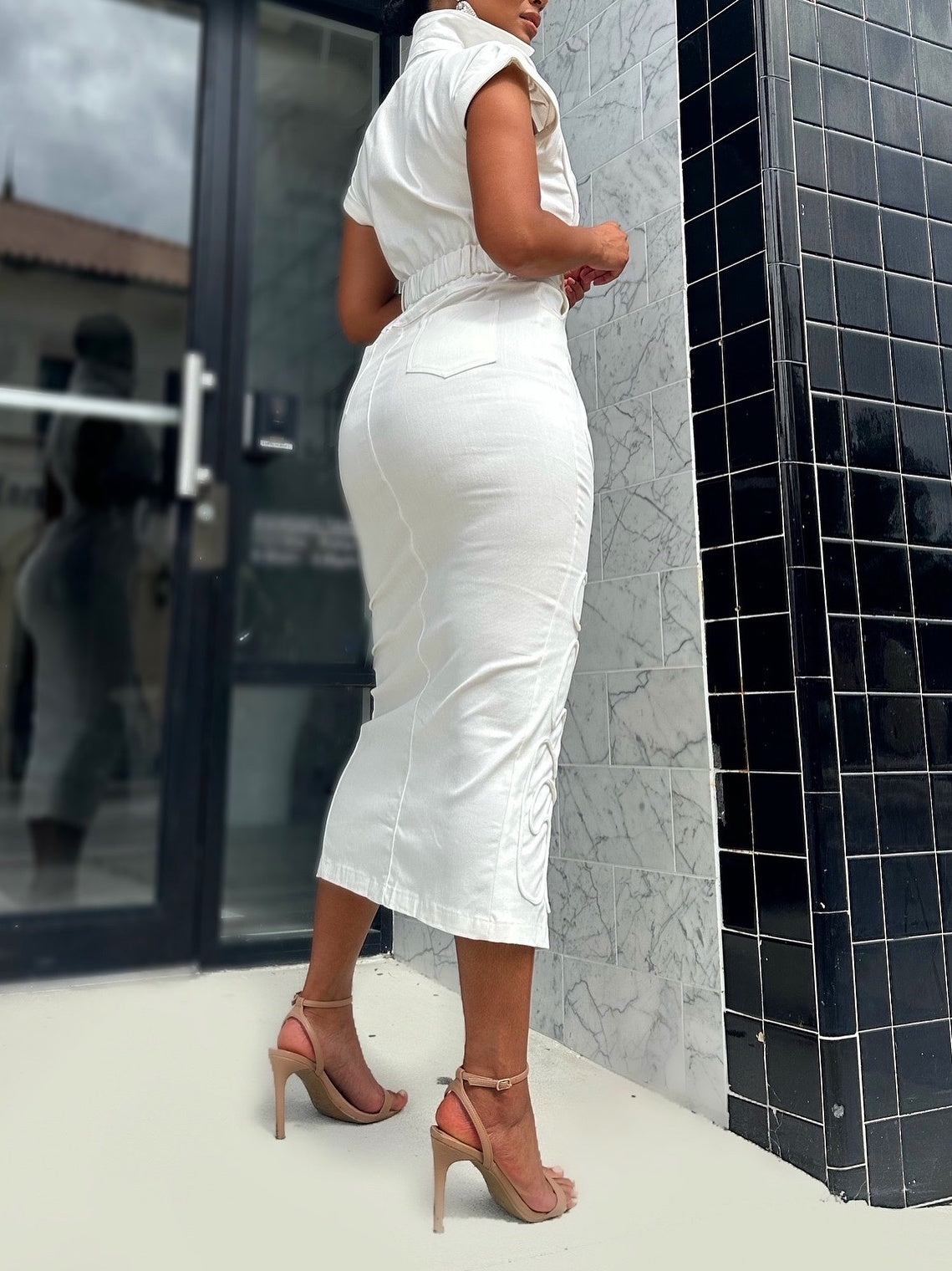 Super-stretchy Denim Dress