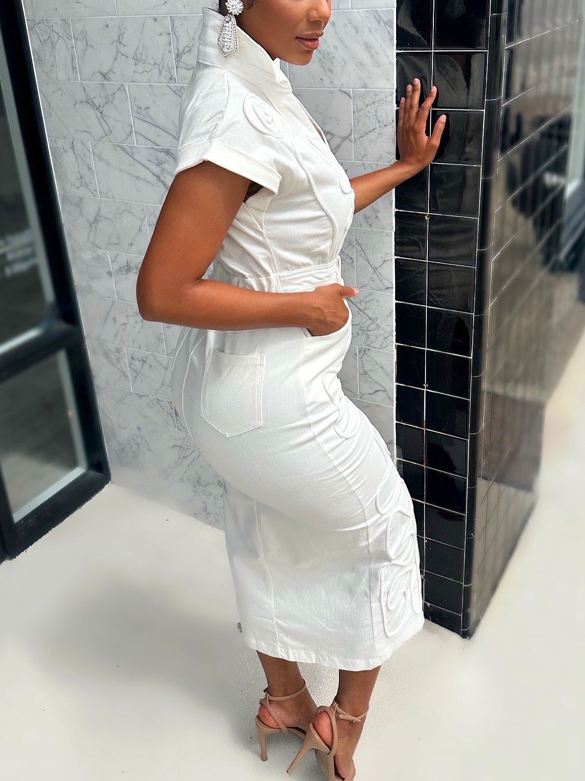 Super-stretchy Denim Dress