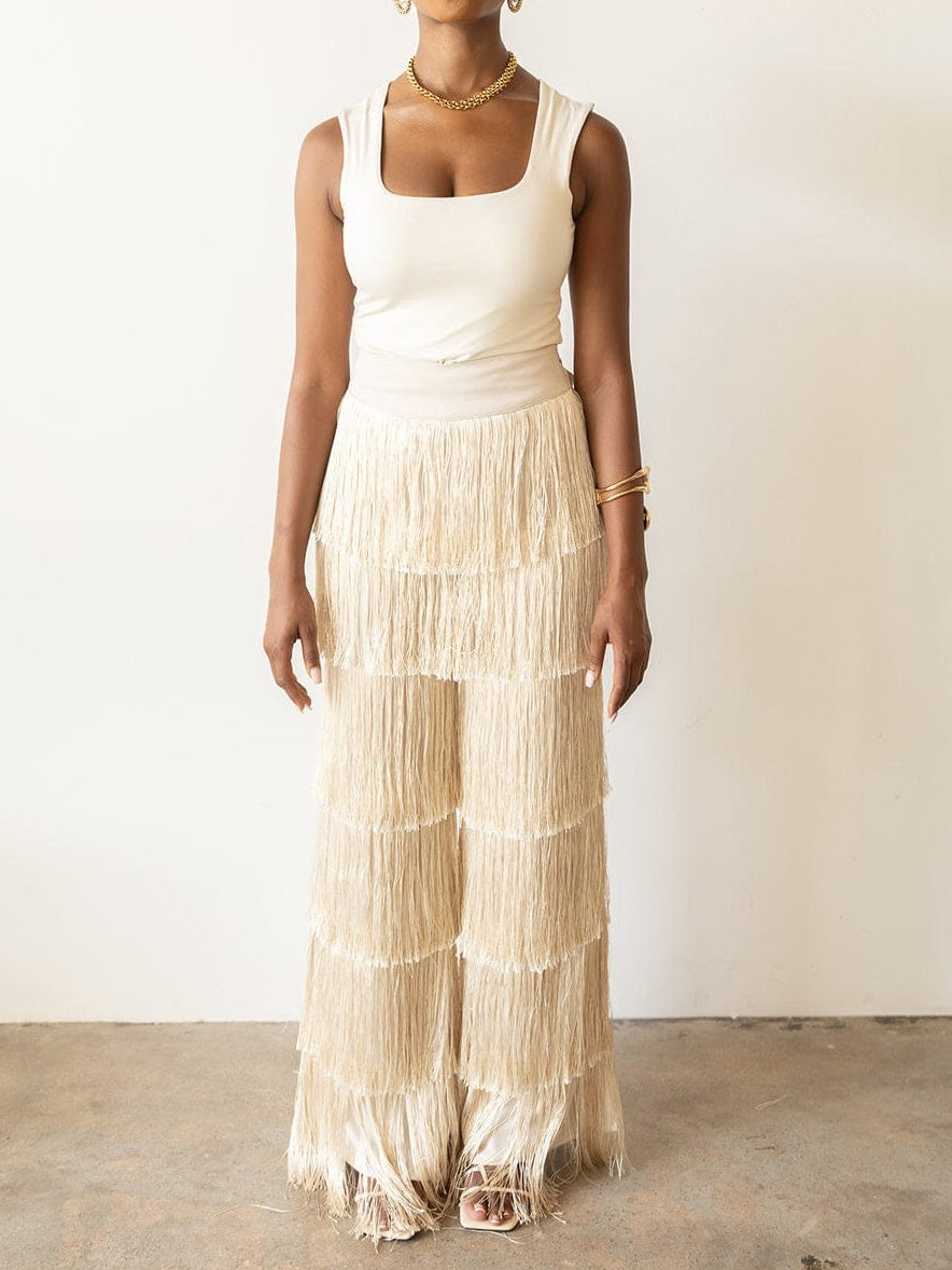 Hiza Fringe Pants