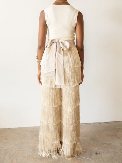 Hiza Fringe Pants