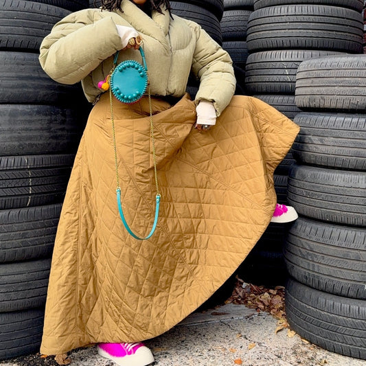 Three-color Handbag