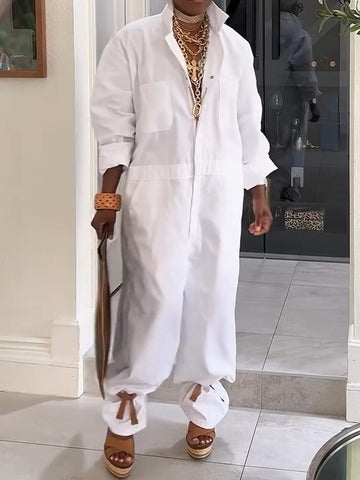 Vintage White Jumpsuit