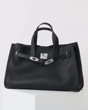 Square Leather Handbag
