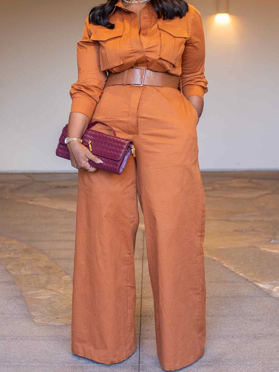 Belted Utility Jumper