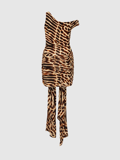 Fierce Leopard Print Dress