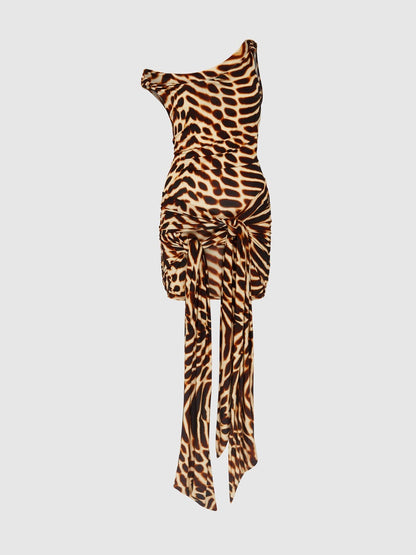 Fierce Leopard Print Dress
