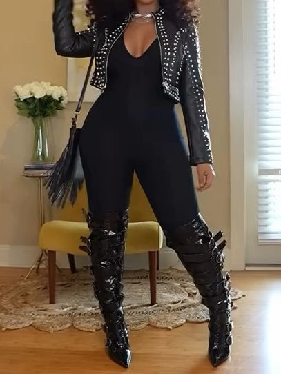 Black Spike Jacket