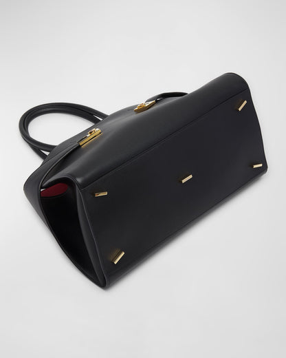 Hug Leather Top-Handle Bag