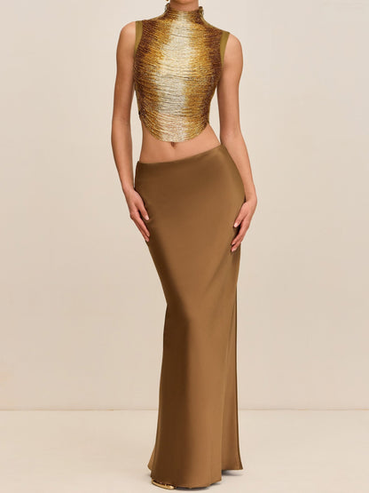 Corset Draped Gown