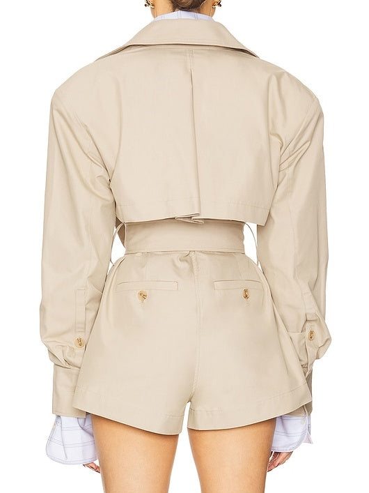 The Short Trench Jumpsuit