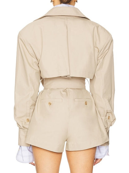 The Short Trench Jumpsuit