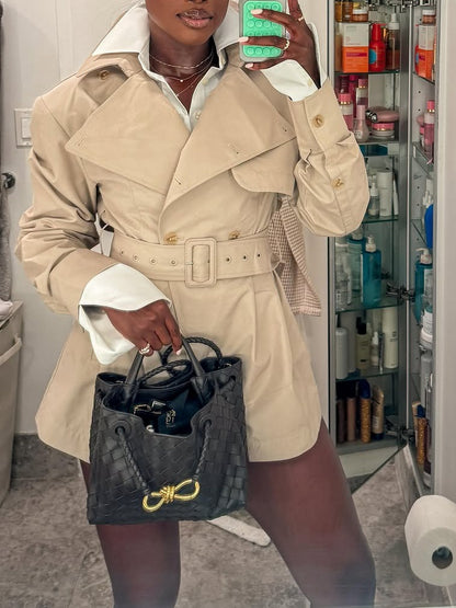 The Short Trench Jumpsuit