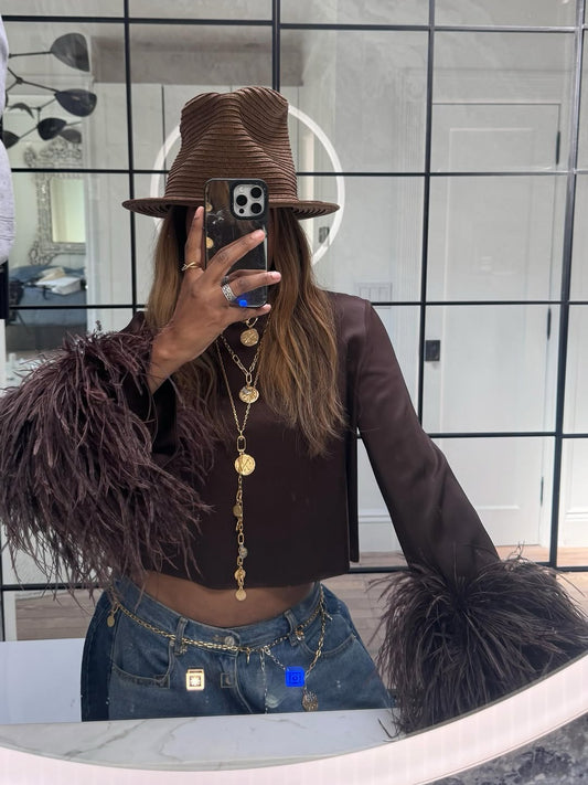 Feather Blouse