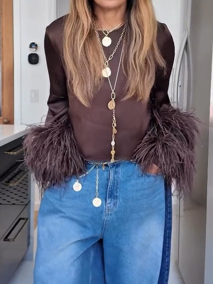 Feather Blouse