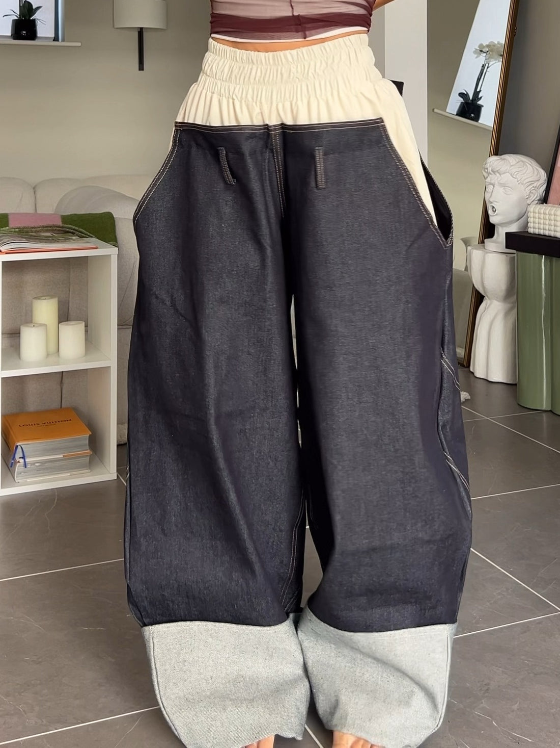 Premium Wide Leg Trouser Jeans