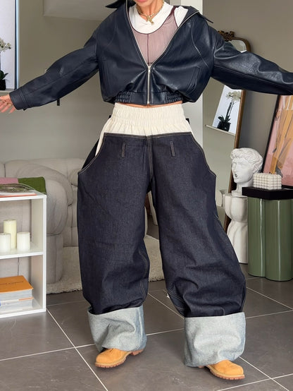 Premium Wide Leg Trouser Jeans