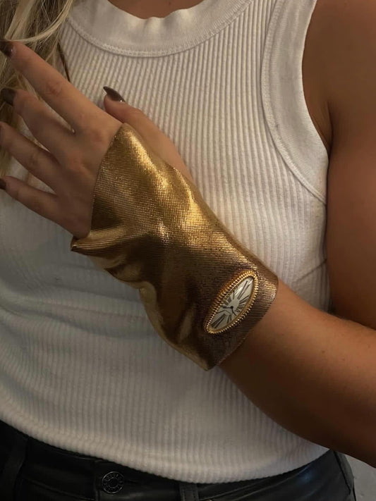 Metallic Gloves Watch