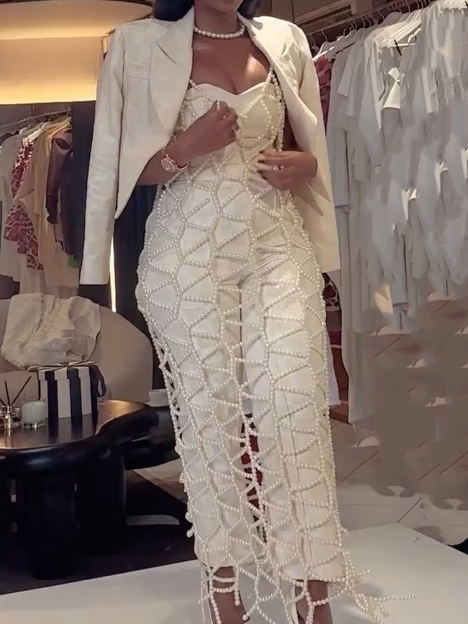 Elegant White Jumpsuits