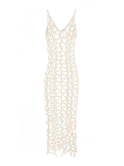 White Pearls Dress