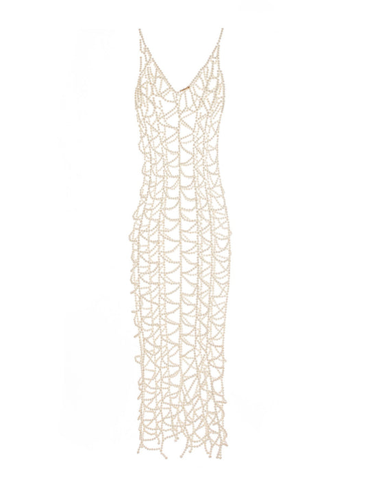 White Pearls Dress