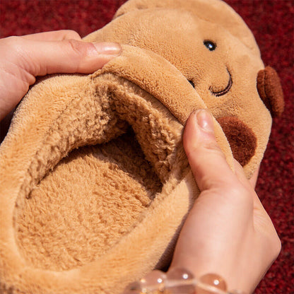 Fluffy Fuzzy Scuff Slippers