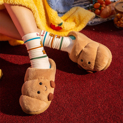 Fluffy Fuzzy Scuff Slippers