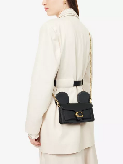 Mickey Tabby Leather Cross Body Bag