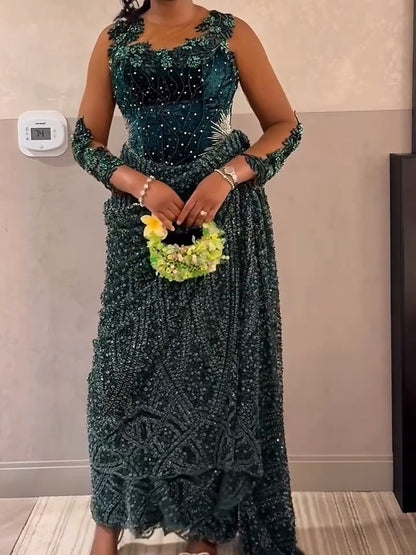 Emerald Green Sheath Dress