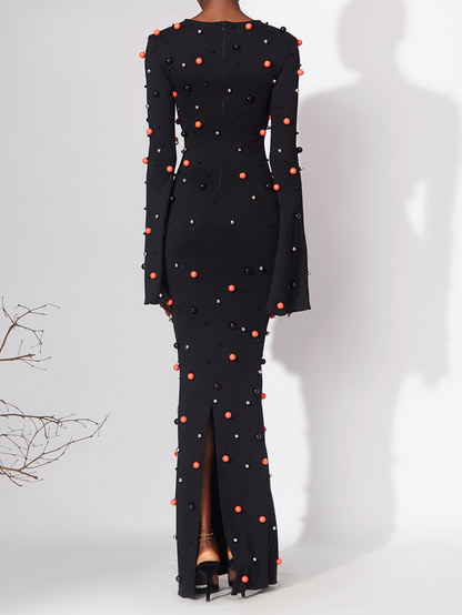 Iden Long Sleeved Maxi Dress