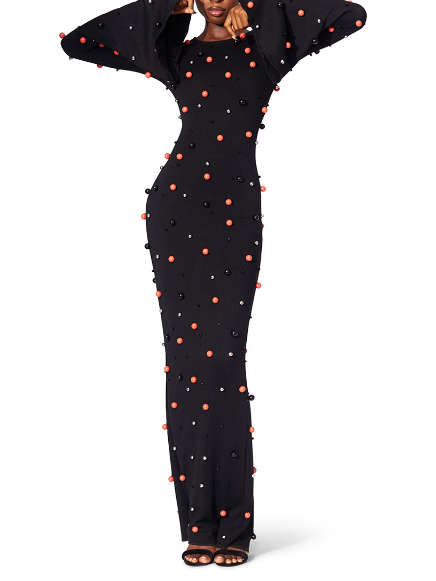 Iden Long Sleeved Maxi Dress