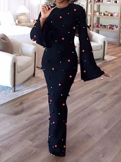 Iden Long Sleeved Maxi Dress