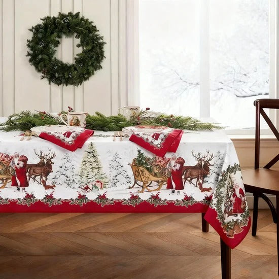 Christmas Specials-Stylish Christmas Printed Tablecloth