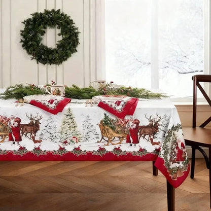 Christmas Specials-Stylish Christmas Printed Tablecloth