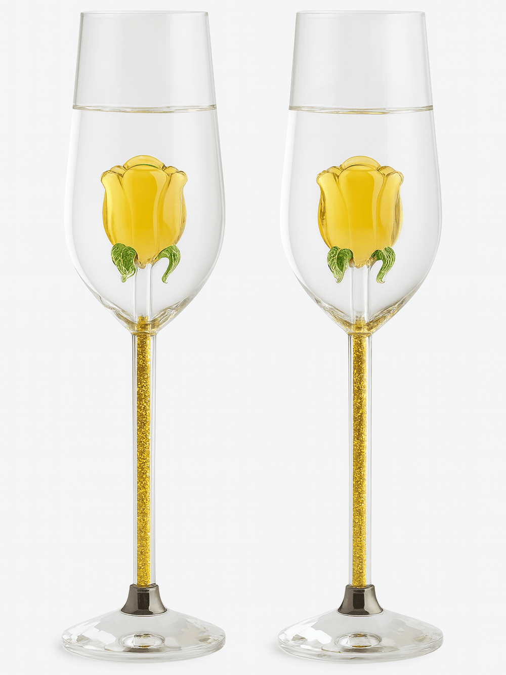 Rose Champagne Glass Set Of 2