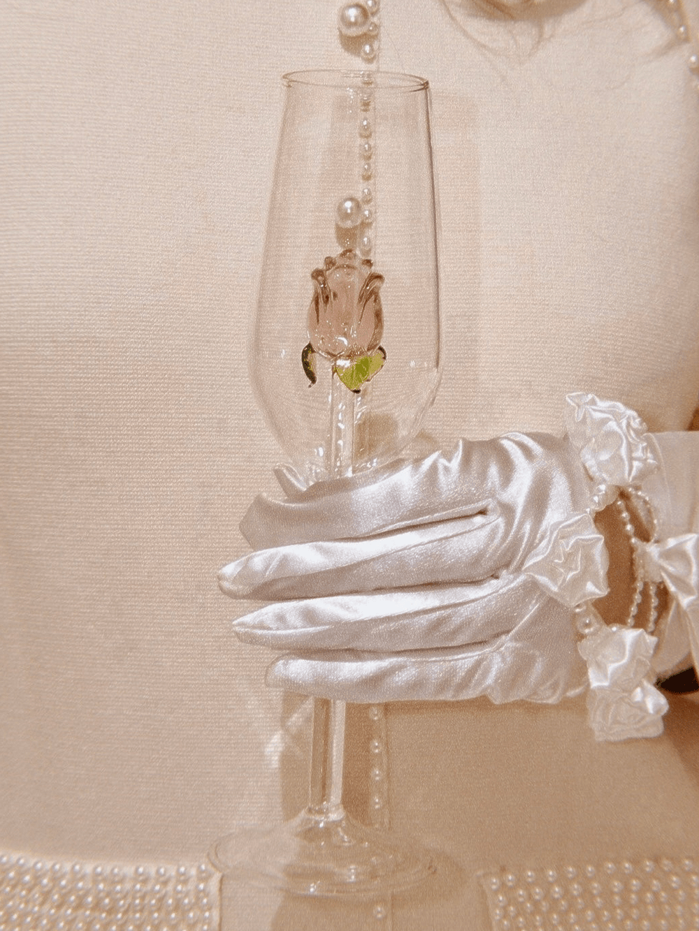 Rose Champagne Glass Set Of 2